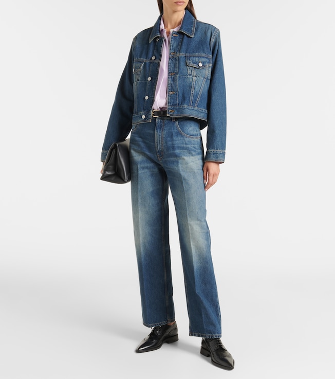 Victoria Beckham Low-rise straight jeans