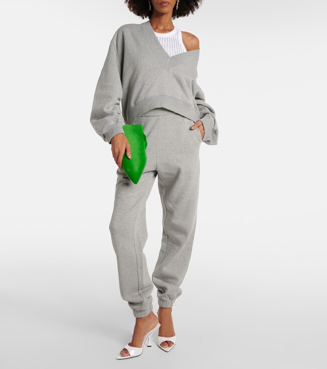 THE ATTICO Penny cotton fleece sweatpants