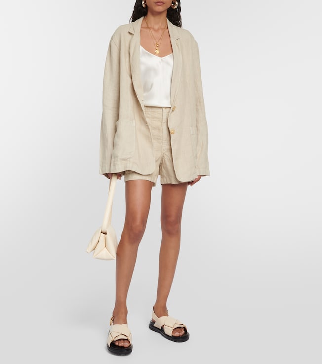 Velvet Fallon linen shorts