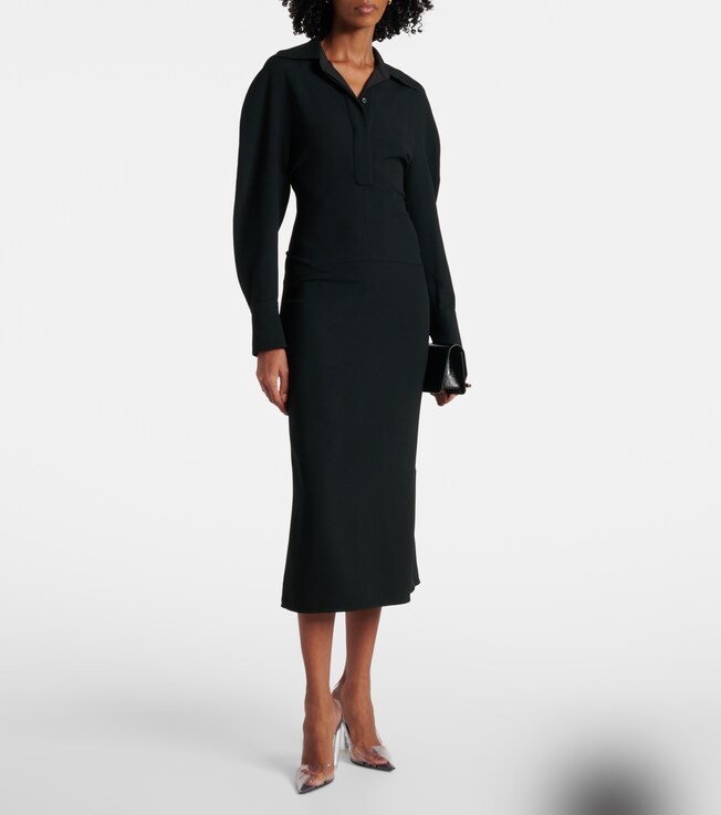 Victoria Beckham Gathered midi dress