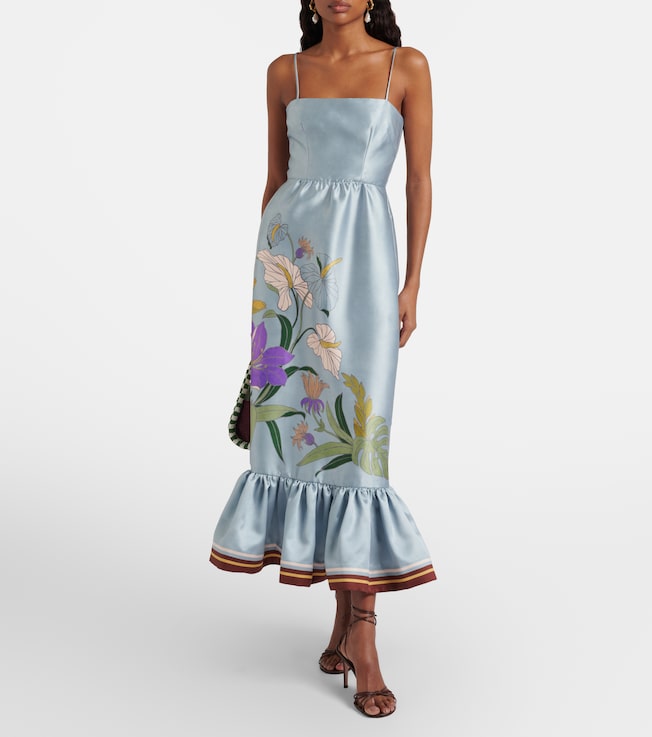 Alémais Alfie floral midi dress