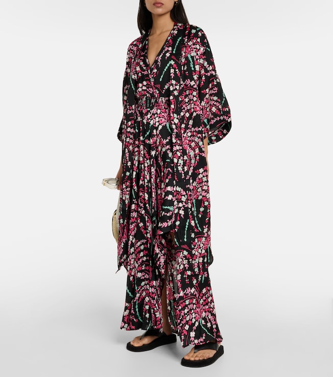 Poupette St Barth Erica printed robe