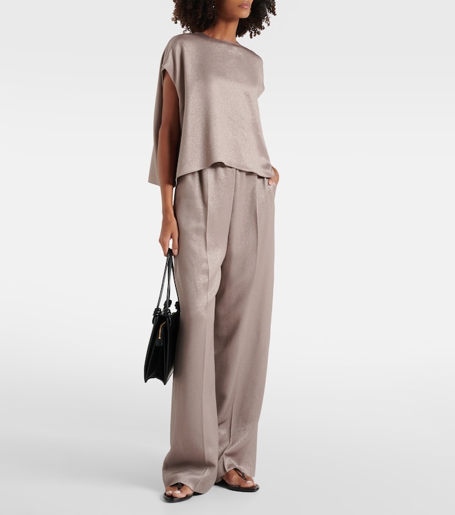 Fforme Ethel metallic top