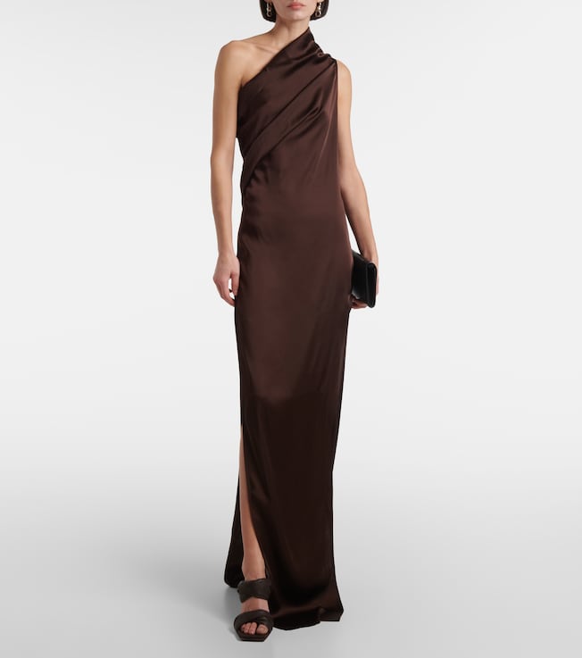Rick Owens Athena draped one-shoulder gown