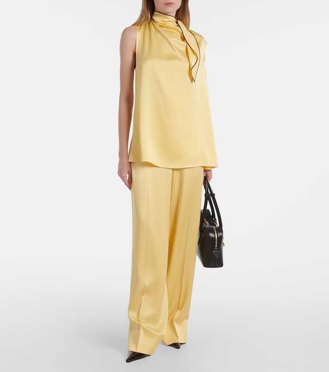 Stella McCartney High-rise wide-leg pants