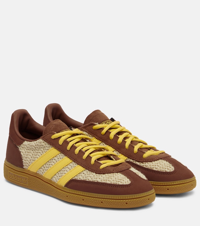 adidas Handball Spezial suede-trimmed sneakers