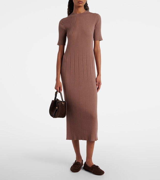 Varley Maeve 2.0 ribbed-knit midi dress