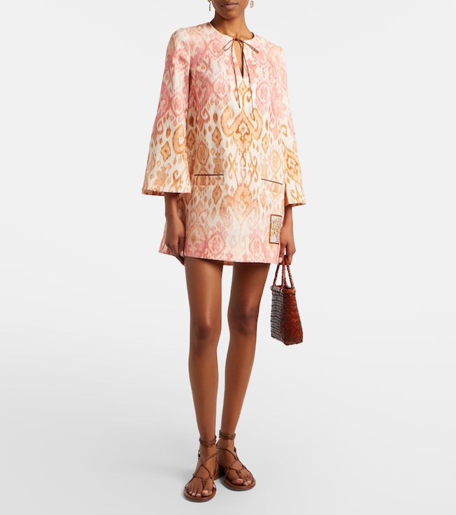 Zimmermann Aster printed linen beach dress