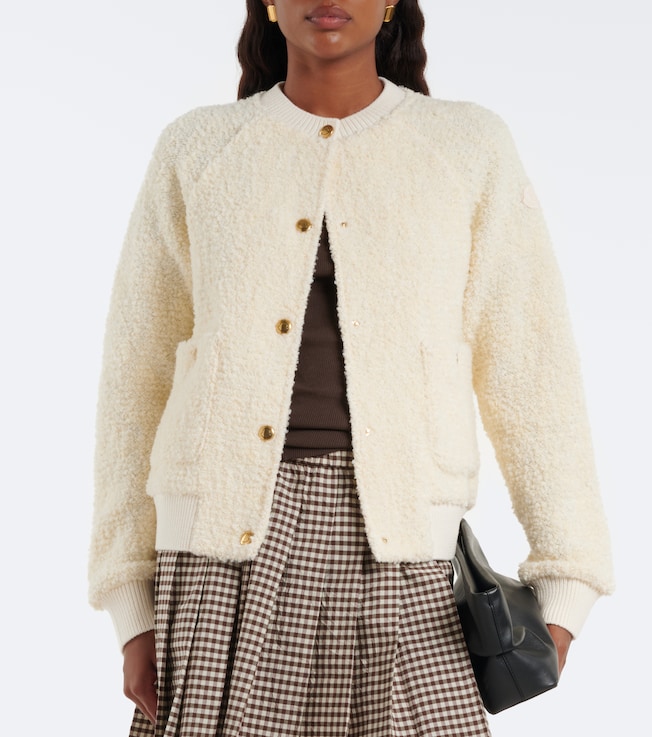 Moncler Bouclé cardigan