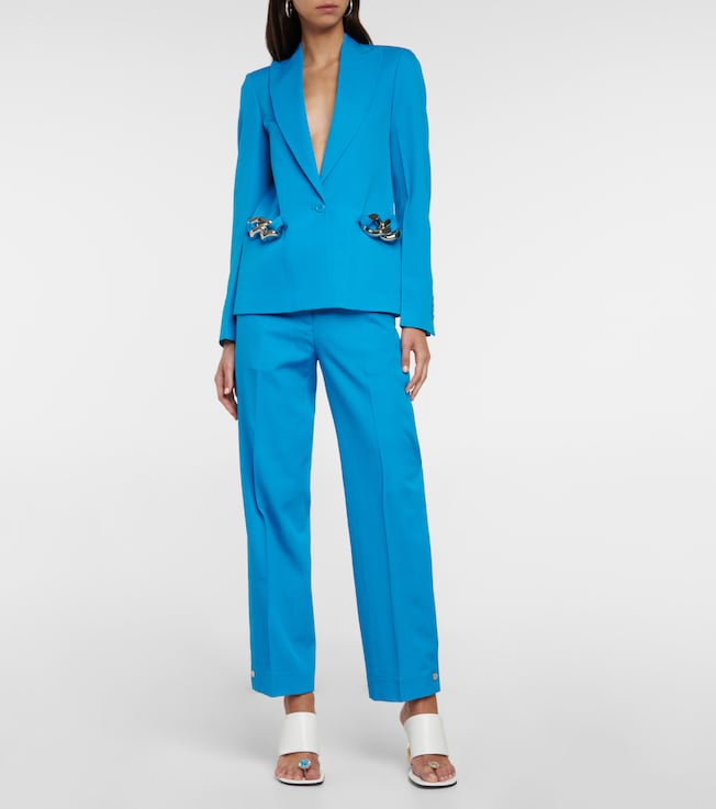 Jw Anderson Chain-embellished blazer