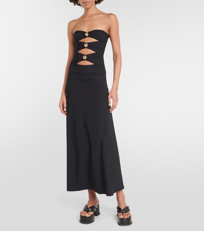 Dodo Bar Or Jennifer strapless maxi dress