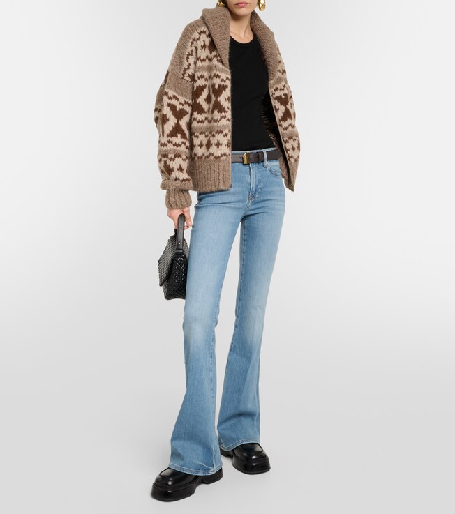 FRAME Le High Flare high-rise flared jeans