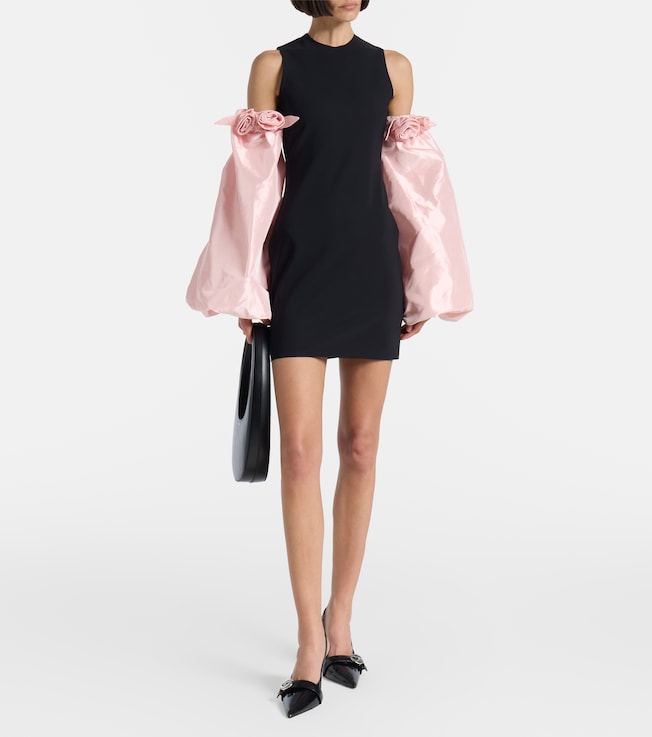 Coperni Floral-appliqué minidress