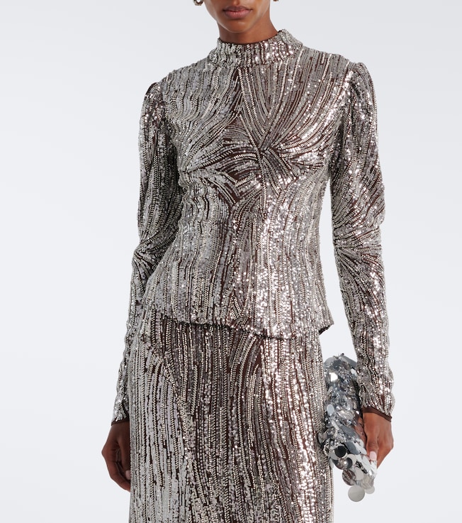 Rabanne Sequined top