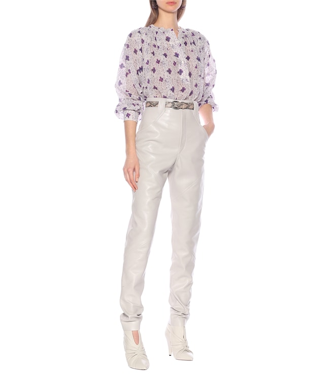 Isabel Marant Xenia high-rise leather pants