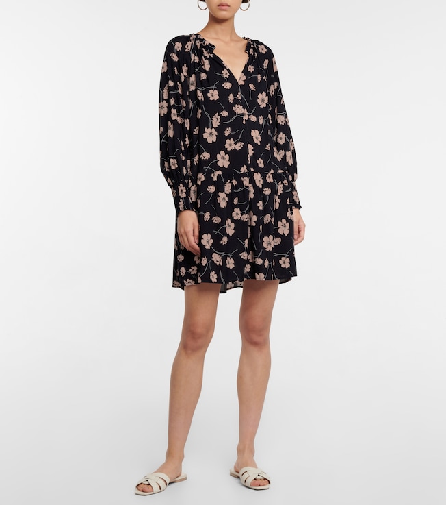 Velvet Esther crêpe minidress