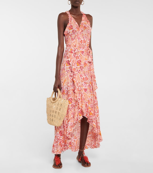 Poupette St Barth Tamara printed maxi dress