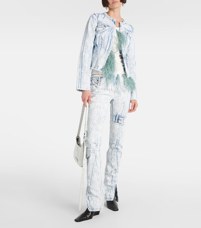 Acne Studios Printed denim jacket
