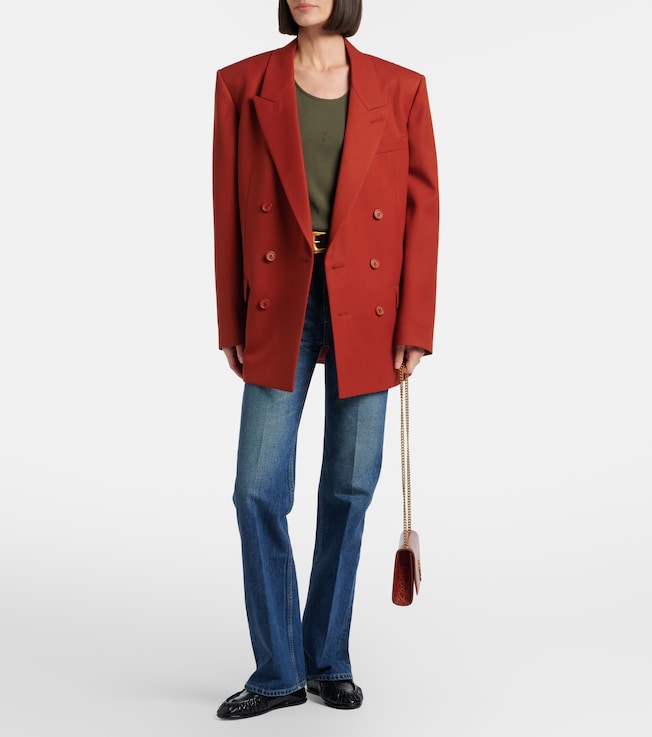 Saint Laurent Clyde high-rise straight jeans