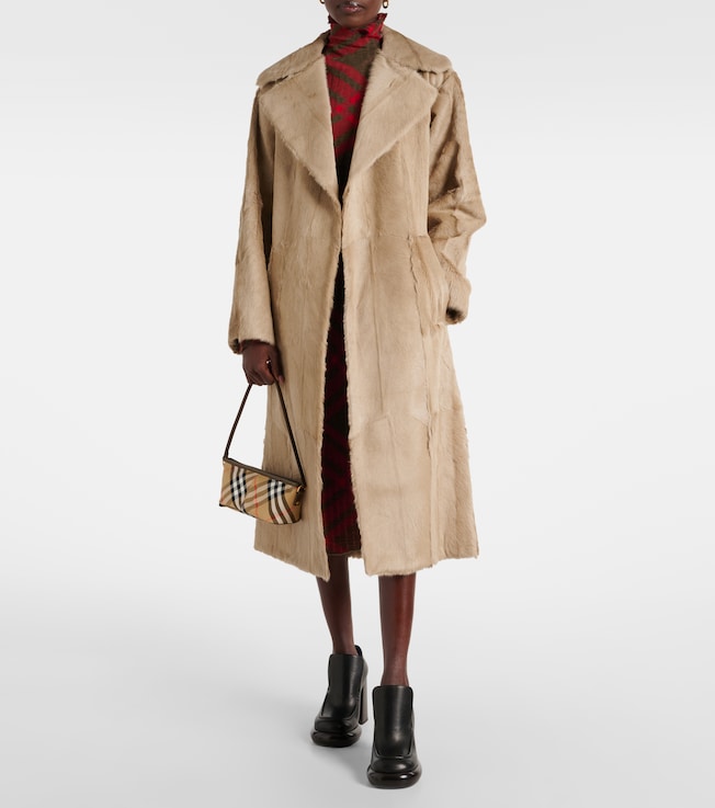 Burberry Shearling trench coat