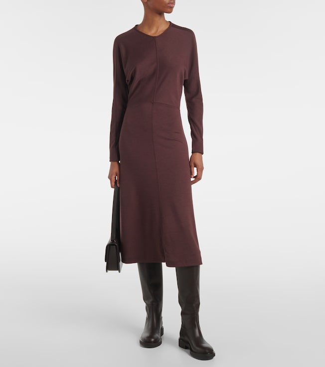 JOSEPH Wool midi dress