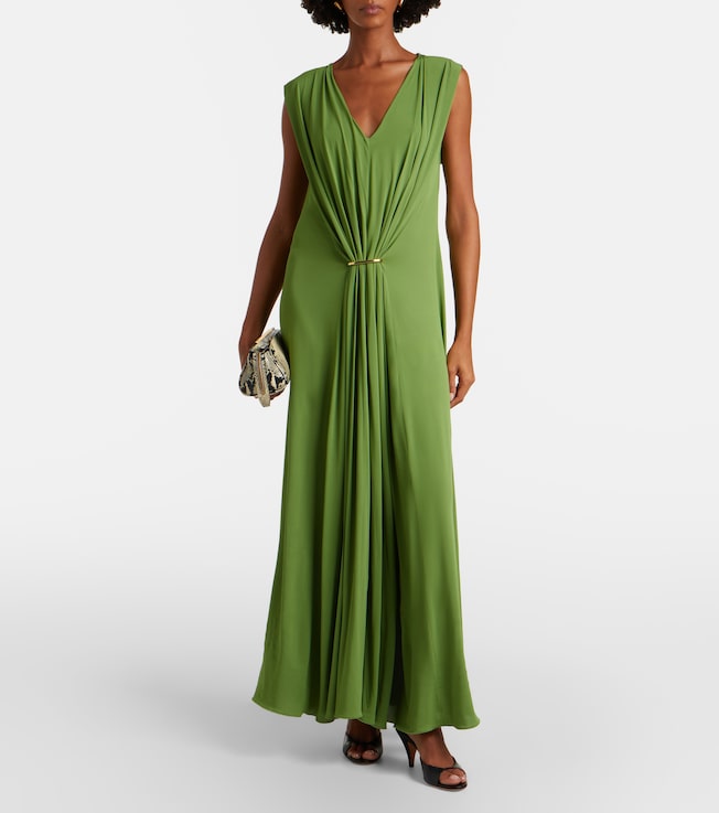 Sportmax Draped maxi dress