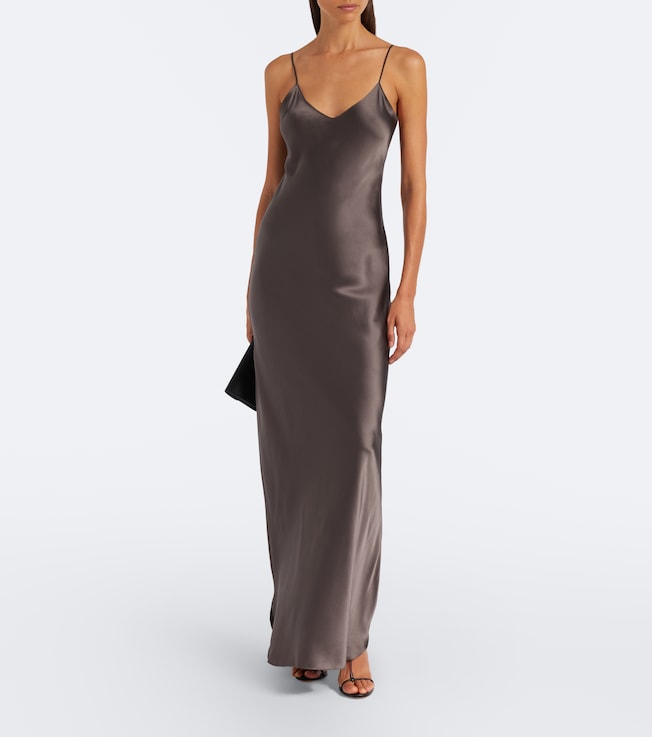 Nili Lotan Cami silk satin slip dress