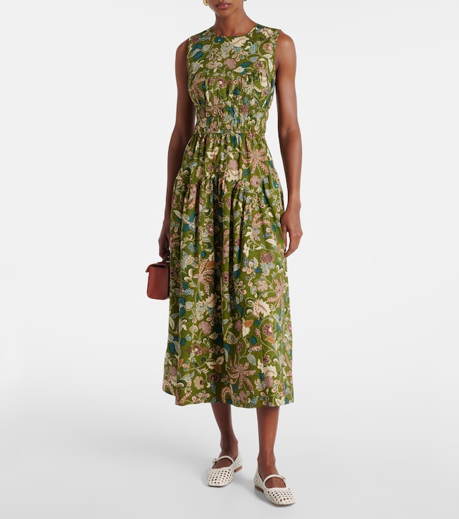 Ulla Johnson Elenora printed cotton midi dress