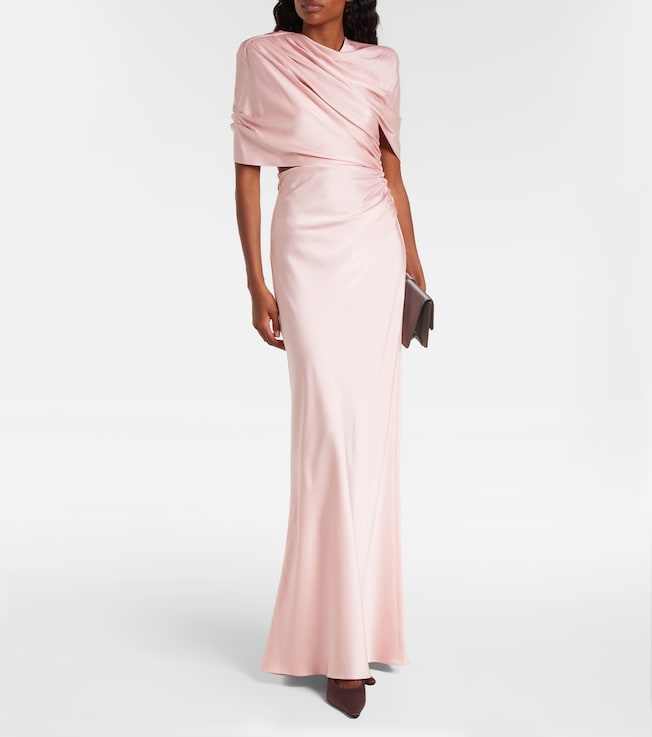 Stella McCartney Draped satin gown