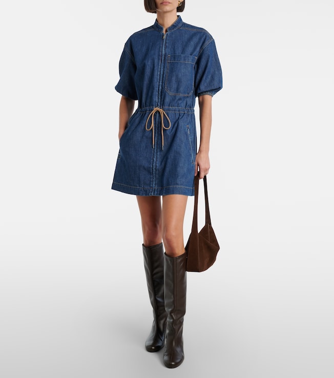 Marant Étoile - Rodwell cotton-canvas mini dress | Plush