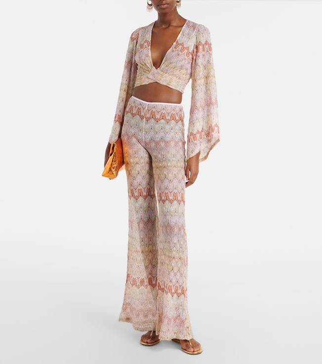 Missoni Lamé crop top