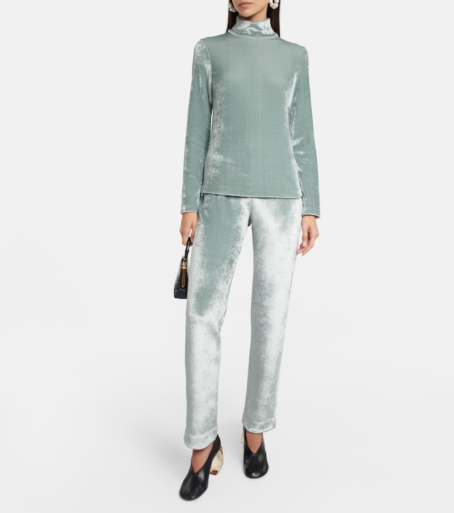 Jil Sander Straight-leg wool-blend pants