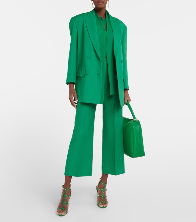 Valentino Crêpe Couture double-breasted blazer