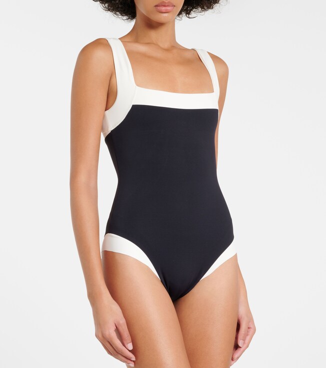 Marysia Bianco Maillot square neck swimsuit