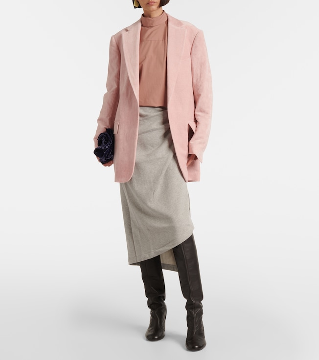 Dries Van Noten High-neck cotton blouse