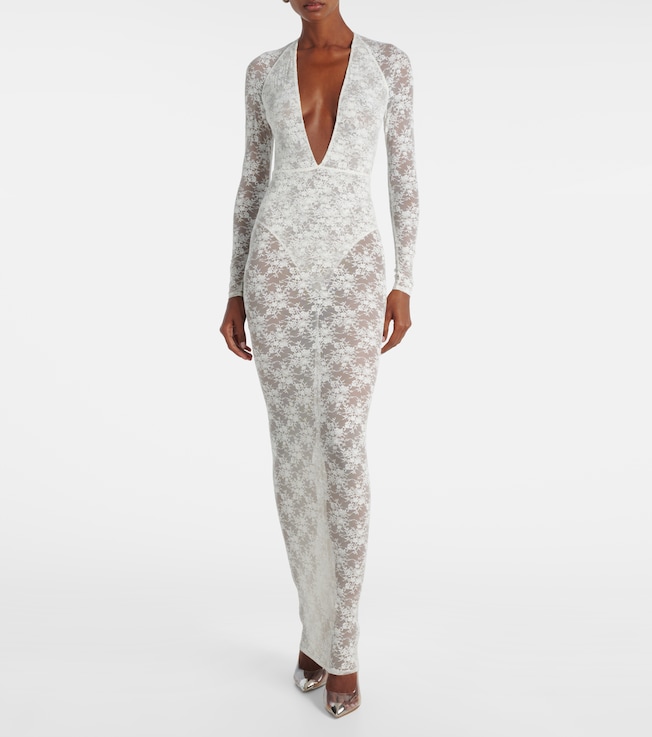 Alex Perry Bridal sheer lace gown