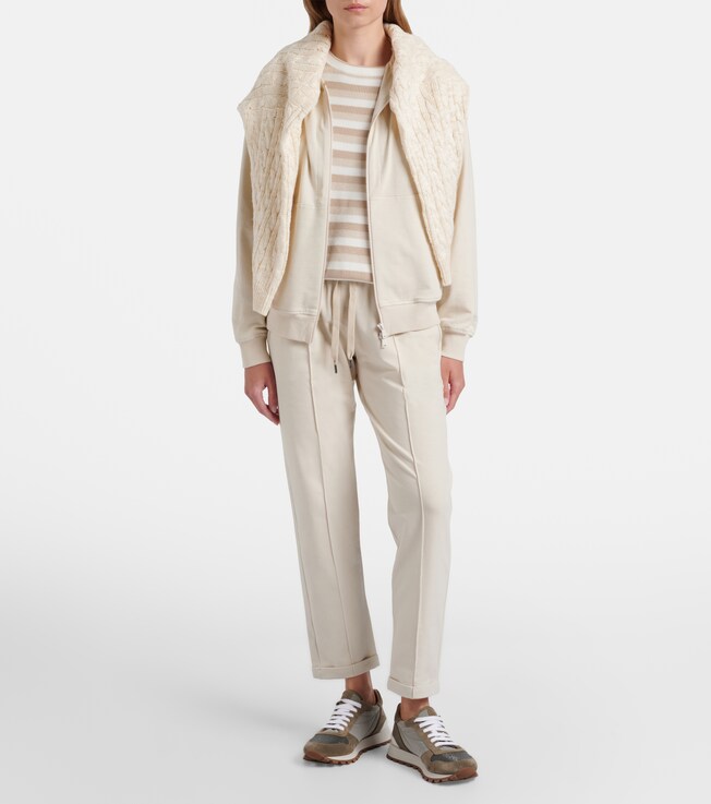 Brunello Cucinelli Monili cotton sweatpants