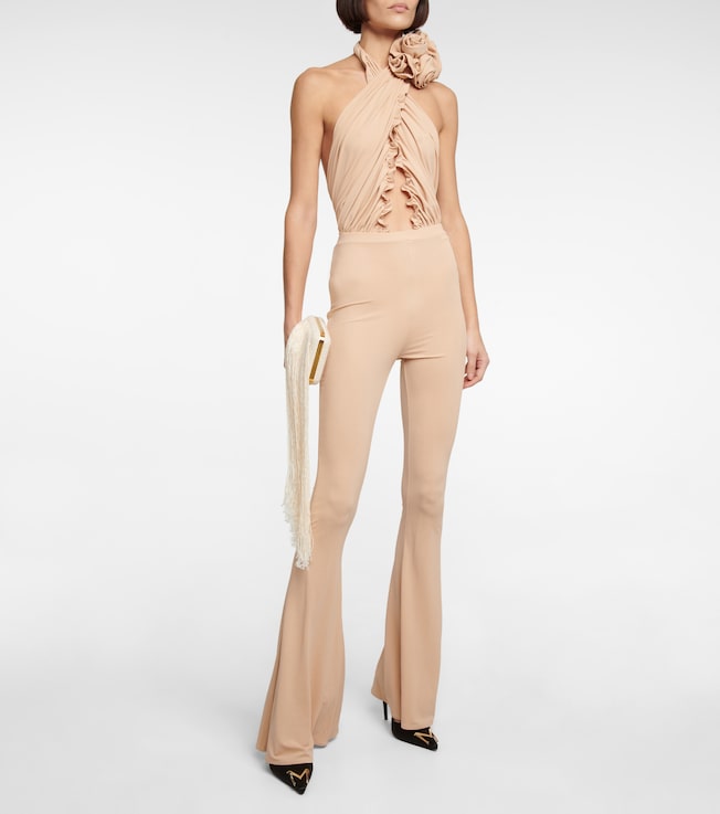 Magda Butrym High-rise jersey flared pants