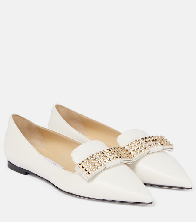 JIMMY CHOO - Rali leather and raffia mules | Plush