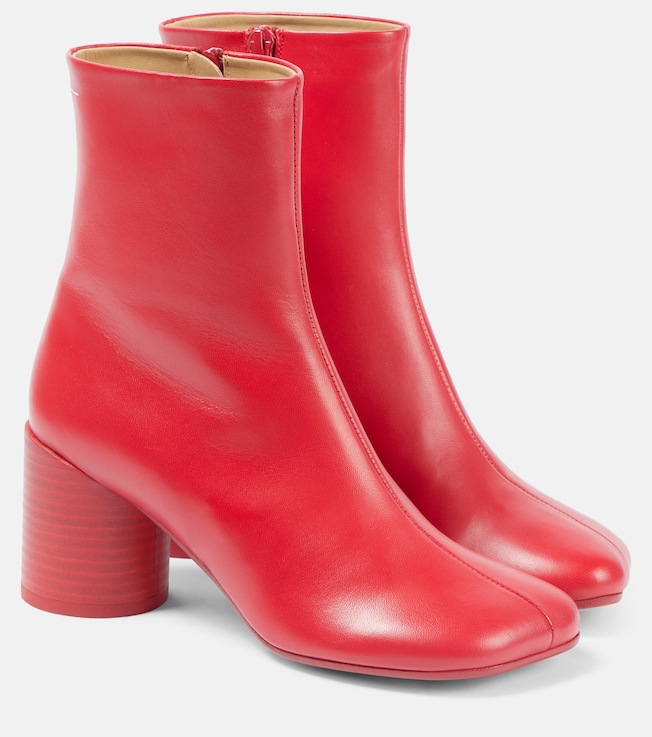 MM6 Maison Margiela Anatomic leather ankle boots