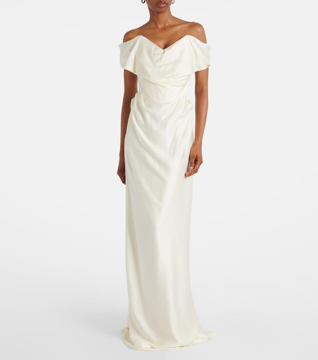 Vivienne Westwood Bridal Nova Cocotte satin corset gown