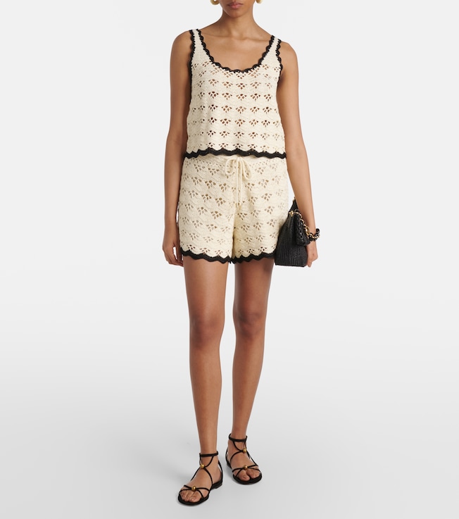 Zimmermann Rhiannon crochet cotton tank top
