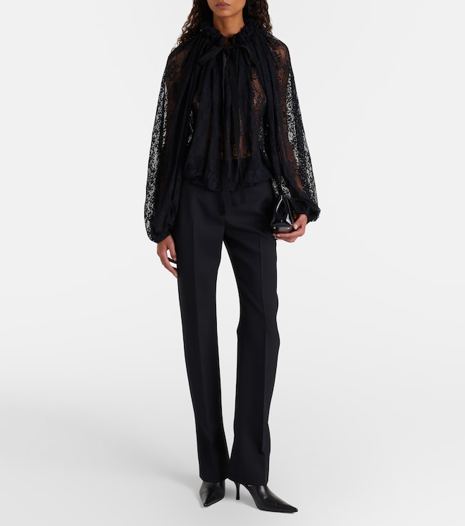 Patou Floral lace blouse