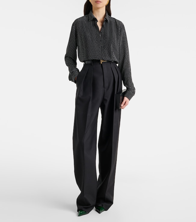 Tom Ford Polka-dot silk shirt