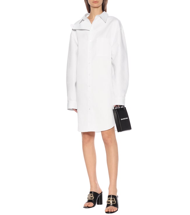 Balenciaga Cotton-poplin dress