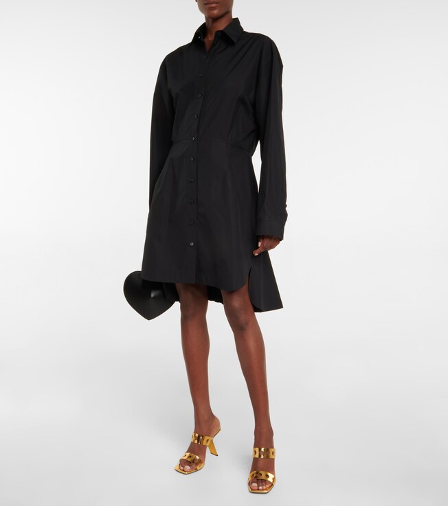 Alaïa Cotton poplin shirt dress
