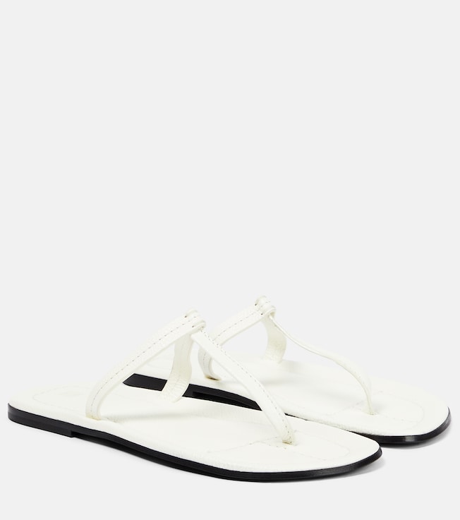 TOTEME T-strap leather sandals