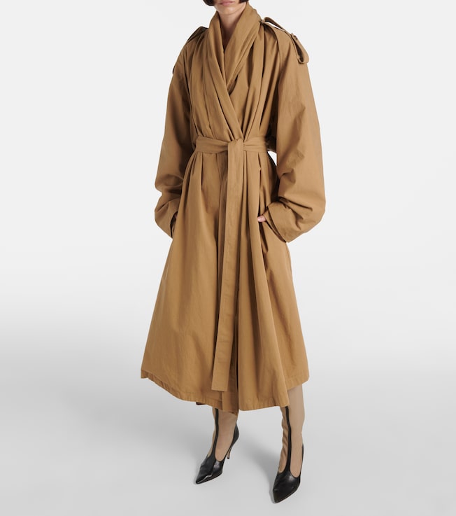 The Row Pami cotton trench coat