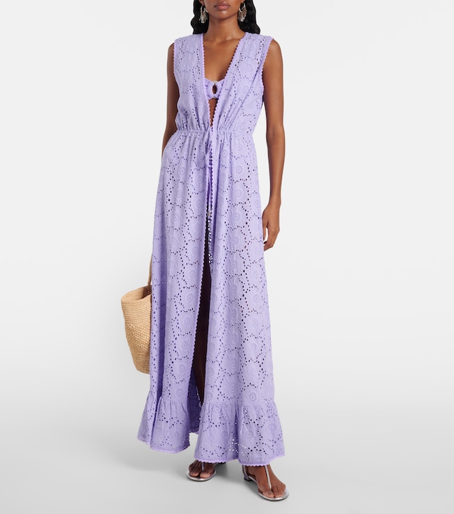 Melissa Odabash Tessa cotton lace beach cover-up