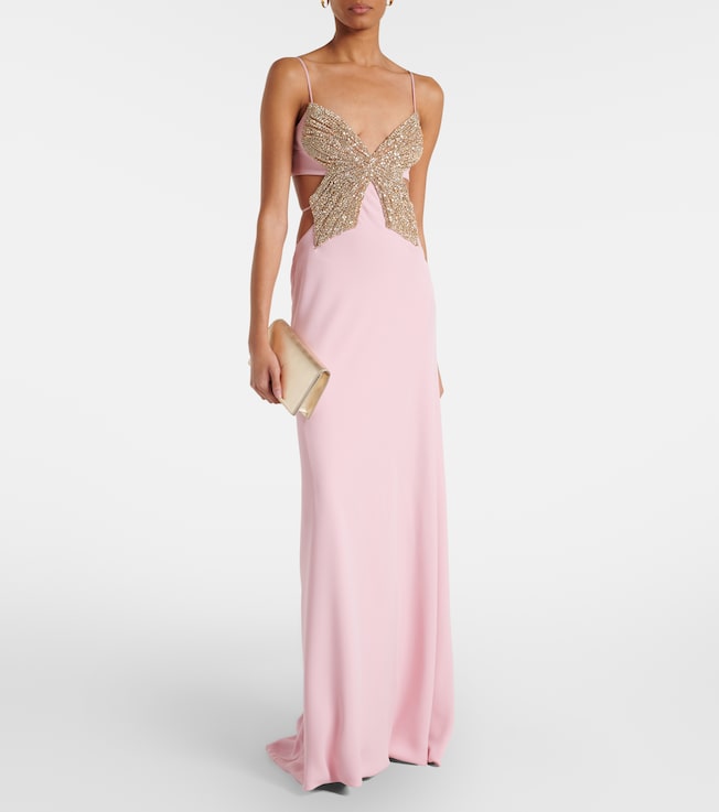 Costarellos Velise crystal-embellished gown